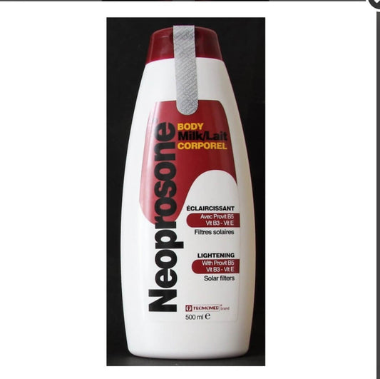 Neoprosone Lightening Body Milk with Provitamin B5,Vit B3 &Vit E 500ml
