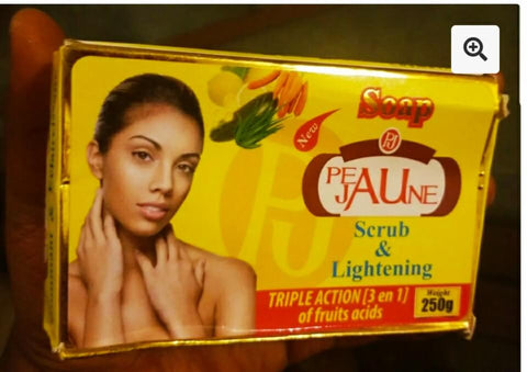 Peau Jaune Scrub & Lightening Soap 250g