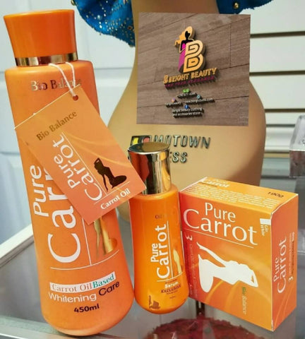 Pure Carrot Bio Balance Carrot Based Brightening Care Lotion Set(Lotion,Serum,Soap)