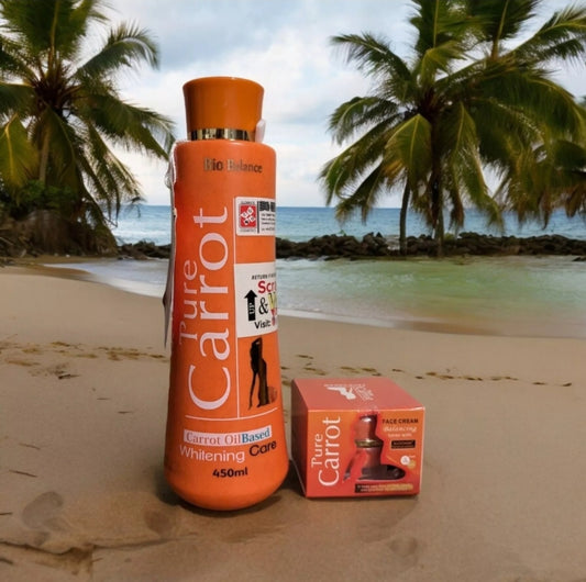 Pure carrot Bio Balance carrot oil body lotion And Face Cream