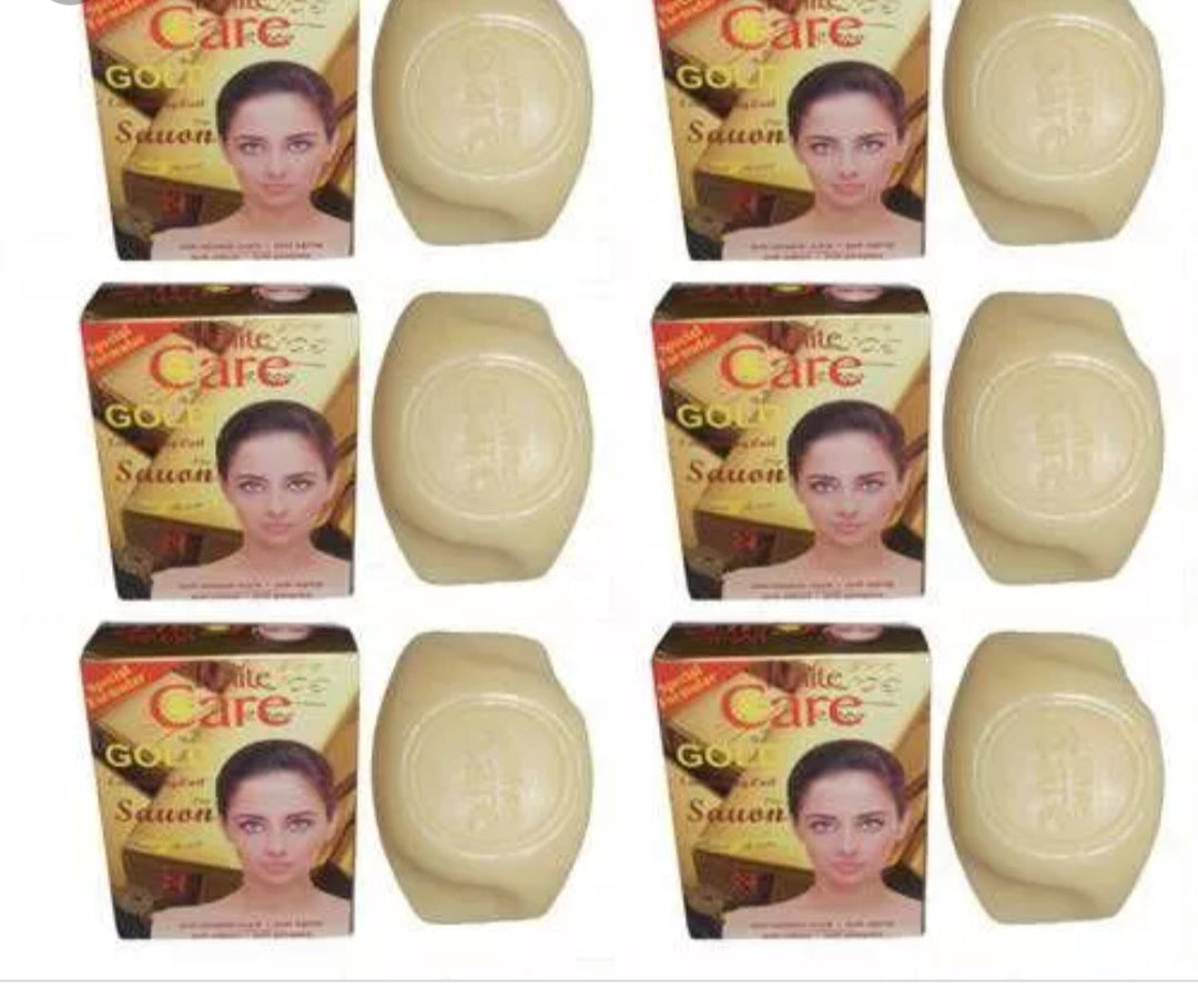 White Care Gold Exfoliating Milk Soap 200g