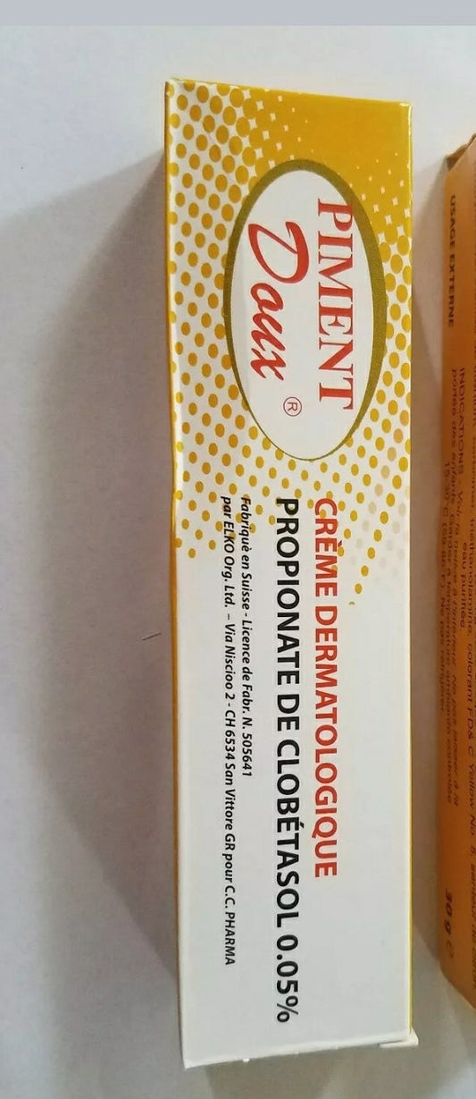 Piment Doux lightening tube cream.