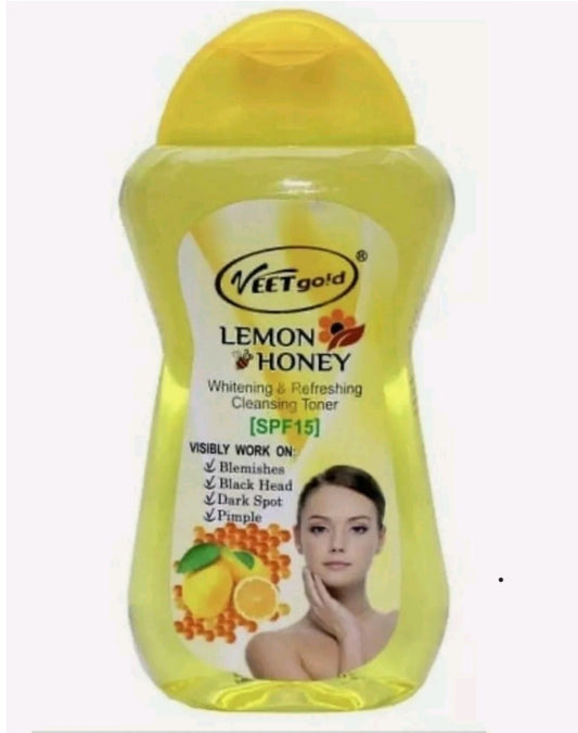 Veet Gold Lemon & Honey Lightening & Refreshing Cleansing Toner 300ml