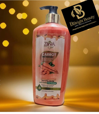 Zarwa Gold Carrot Brightening Body Lotion 400ml